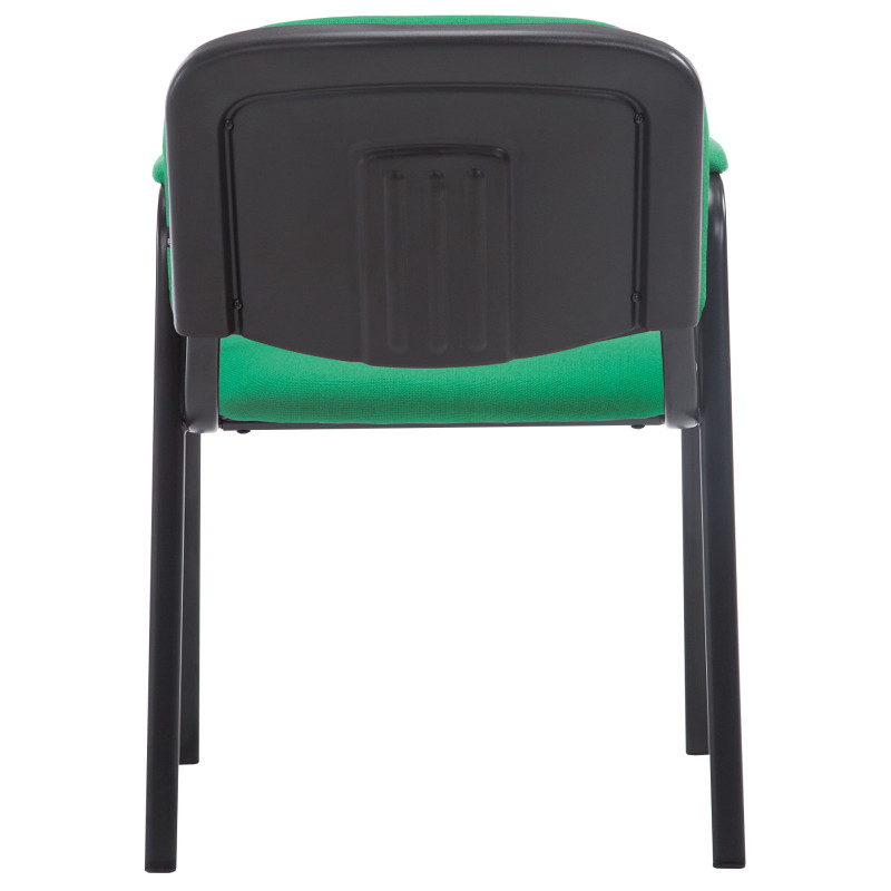 Chaise visiteur Ken PRO, tissu vert