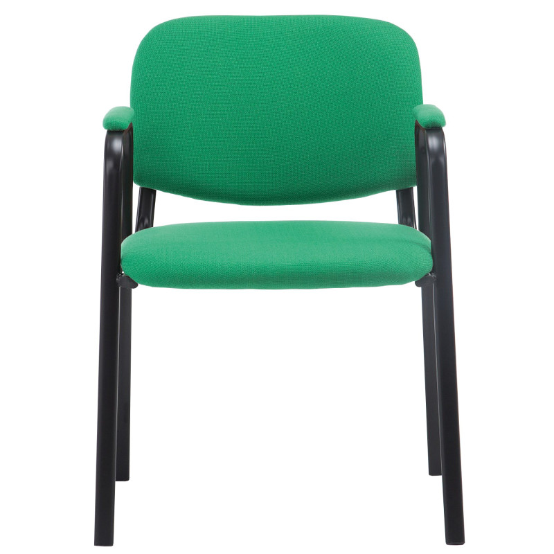 Chaise visiteur Ken PRO tissu vert