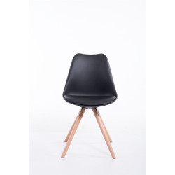 Chaise visiteur Toulouse Natura Ronde noire