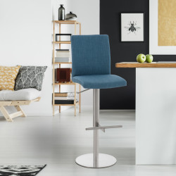 Tabouret de bar Cadiz tissu...