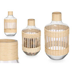 Cruche décorative SG-30553 Transparent Naturel 18 x 34 x 18 cm (4 Unités)