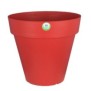 RIVIERA Pot de fleurs Soleilla -Rond - Ш 39,2 x 35,8 cm - Rouge