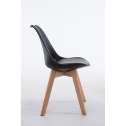 Silla De Comedor Borneo V2 Negro,Natural