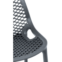 Sgabello da bar Air grigio scuro