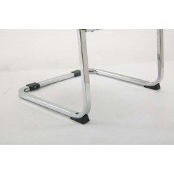 Fauteuil visiteur XL Anubis, tissu gris fonc?