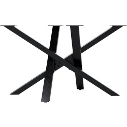 Pieds de tables à manger Jimmy 120x60x72 noir industriel