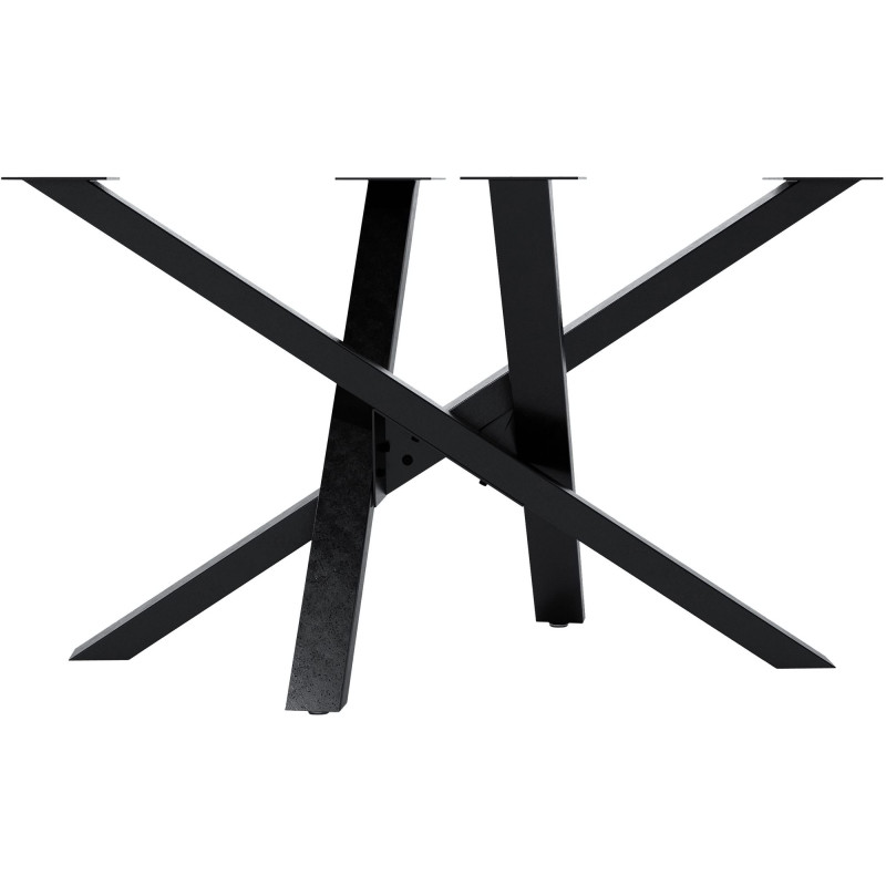 Pieds de tables à manger Jimmy 120x60x72 noir industriel