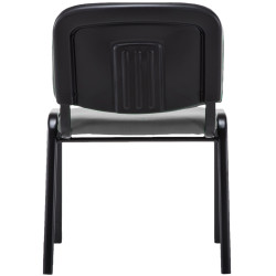 Chaise visiteur Ken V2, tissu gris