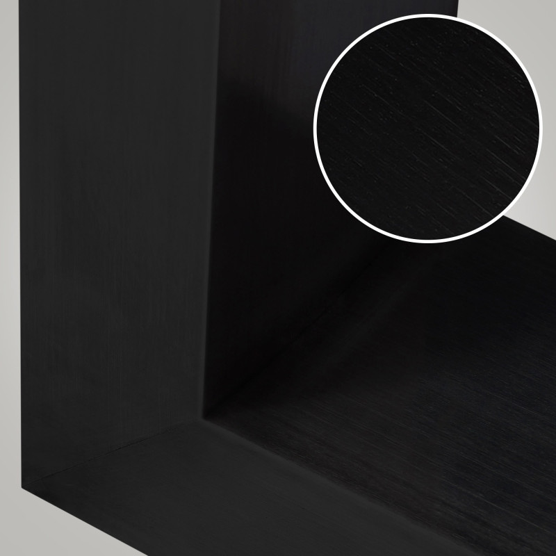 2x pieds de tables à manger Velden 40 cm noir