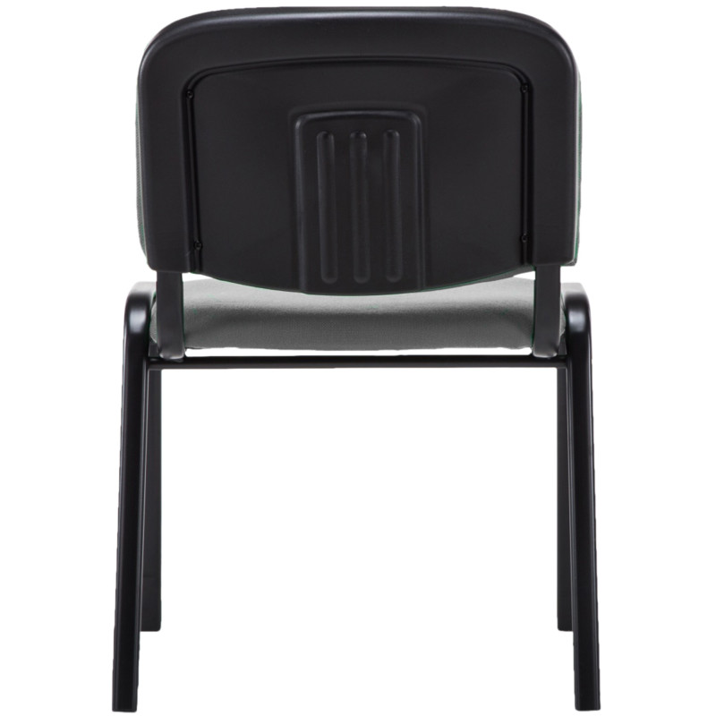 Chaise visiteur Ken V2, tissu gris