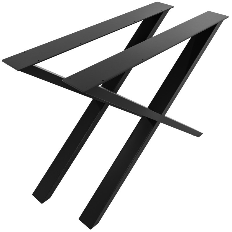 2x pieds de tables à manger Swift L noir