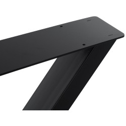2x pieds de tables à manger Swift L noir