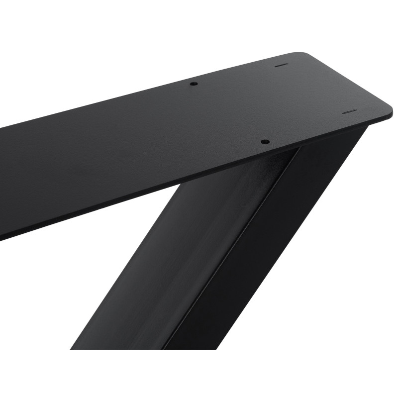 2x pieds de tables à manger Swift L noir