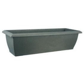 RIVIERA Jardiniere Grande Evolution 69cm - Contenance 18l - Gris