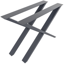 2x pieds de tables à manger Swift L gris