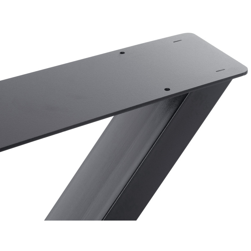 2x pieds de tables à manger Swift L gris