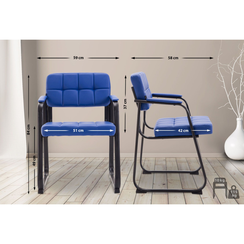 Silla Para Visitas Canada B Azul