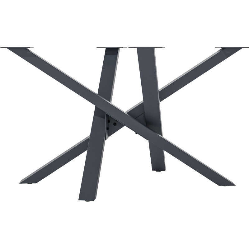 Pieds de tables à manger Jimmy 120x70x72 gris