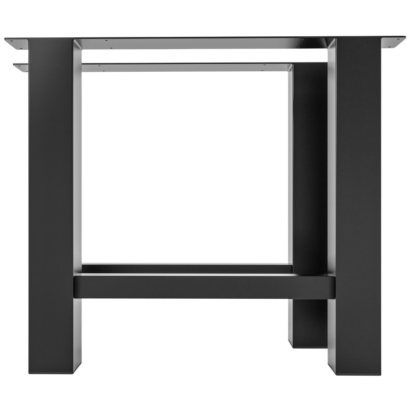 Pieds de tables à manger Hunker 90 cm noir