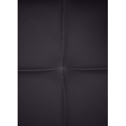 Chaise visiteur Canada B en cuir artificiel noir