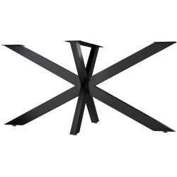 Pieds de tables à manger Hardwick 150x78x71 cm noir industriel