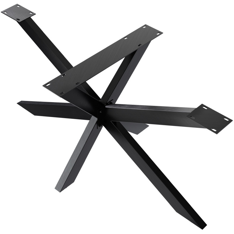 Pieds de tables à manger Hardwick 150x78x71 cm noir industriel