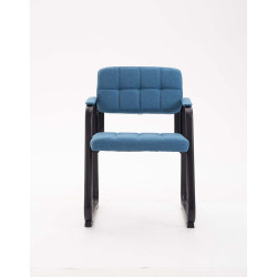 Chaise visiteur Canada B, tissu bleu