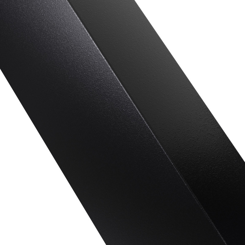 Pieds de tables à manger Hardwick 150x78x71 cm noir