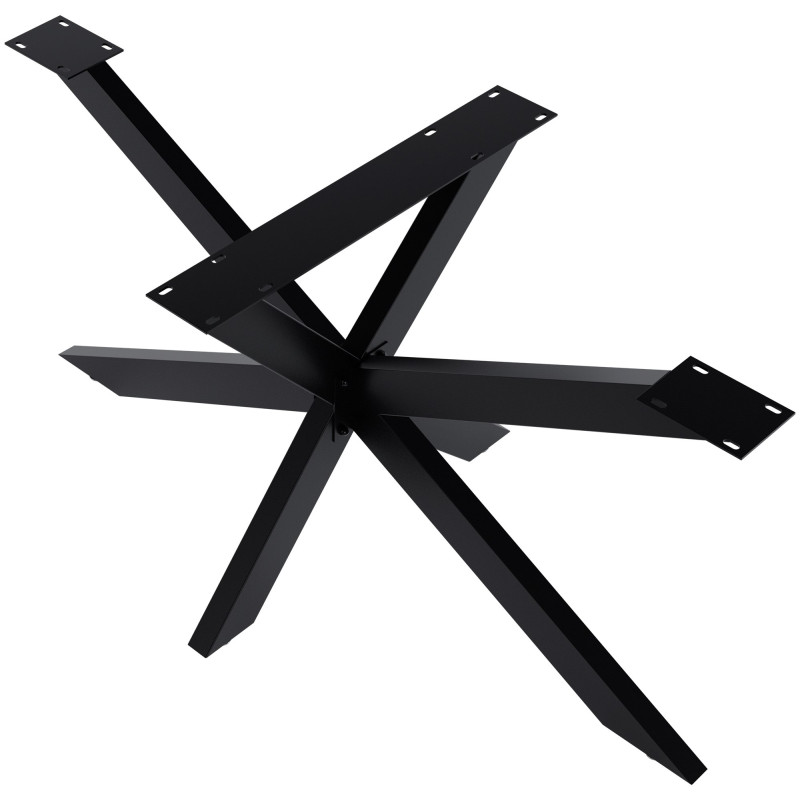 Pieds de tables à manger Hardwick 150x78x71 cm noir