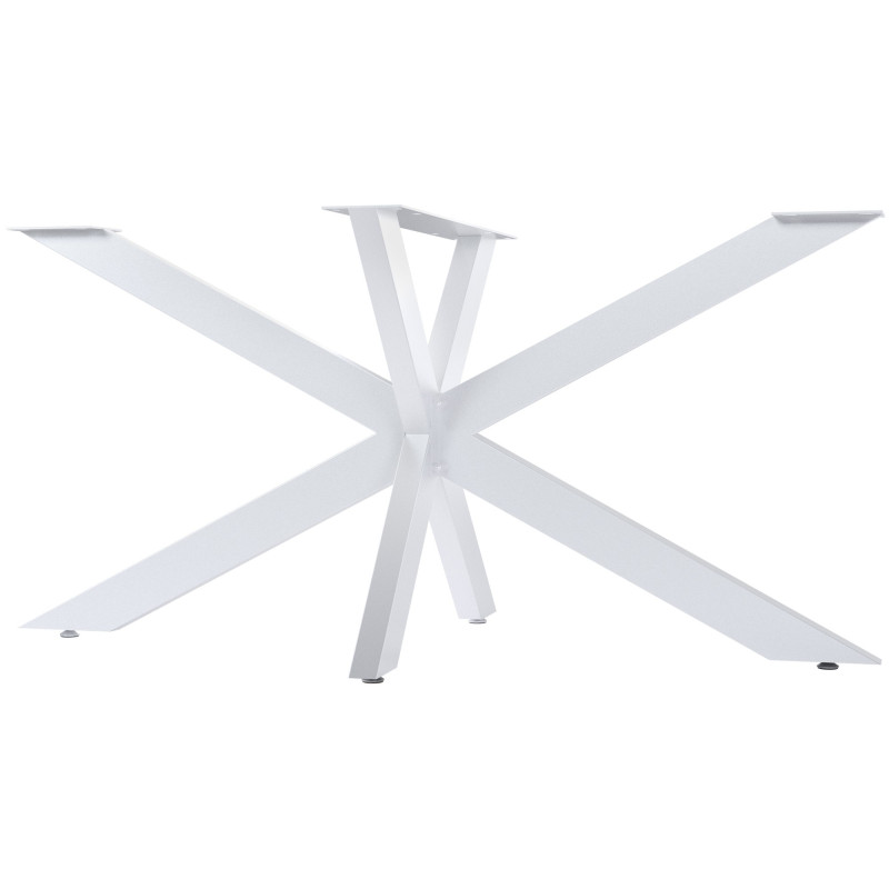 Pieds de tables à manger Hardwick 150x78x71 cm blanc