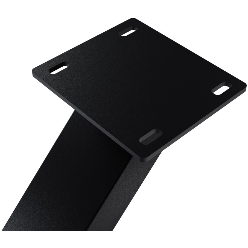 Pieds de tables à manger Finney 160x80x72 noir