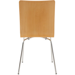 Lot de 2 chaises visiteurs Pepe natura