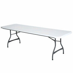 Table Piable Lifetime Blanc...