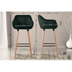 Tabouret de bar Grant en...