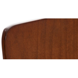 Lot de 4 chaises visiteurs Pepe marron