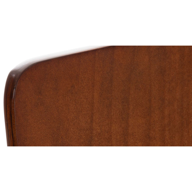 Lot de 4 chaises visiteurs Pepe marron