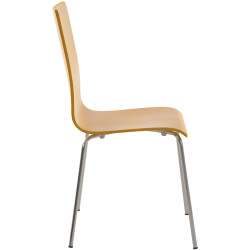 Lot de 4 chaises visiteurs Pepe natura