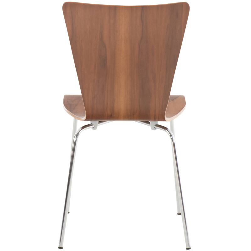 Chaise visiteur Aaron en noyer