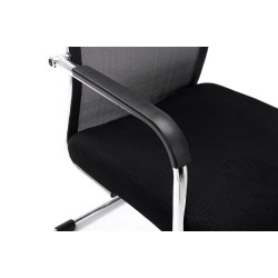 Chaise visiteur Brenda V2 noire