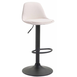 Tabouret de bar Kiel, tissu...