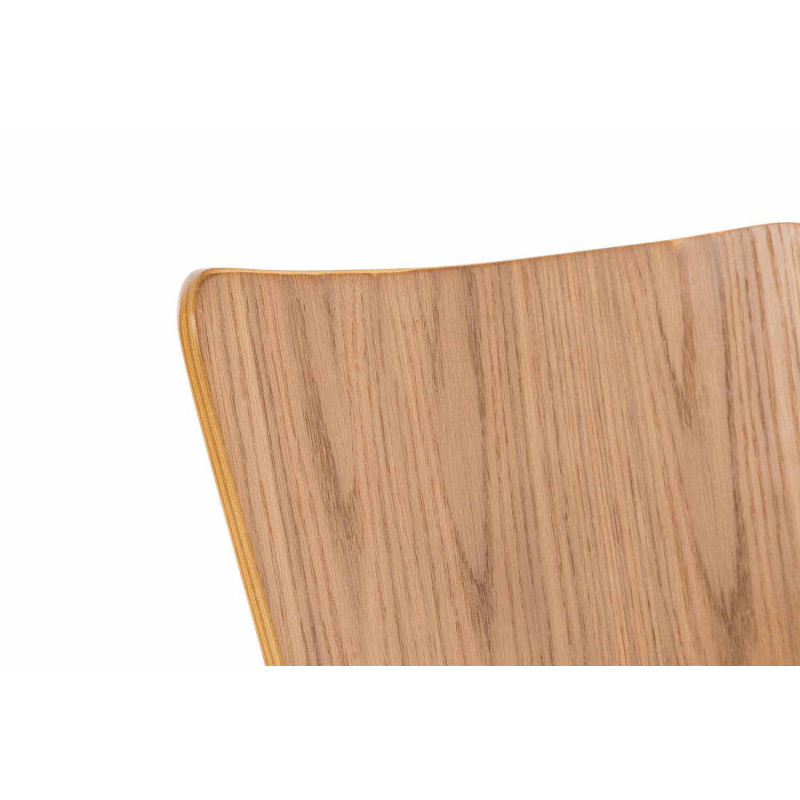 Ensemble de 4 chaises visiteurs Aaron, ch?ne