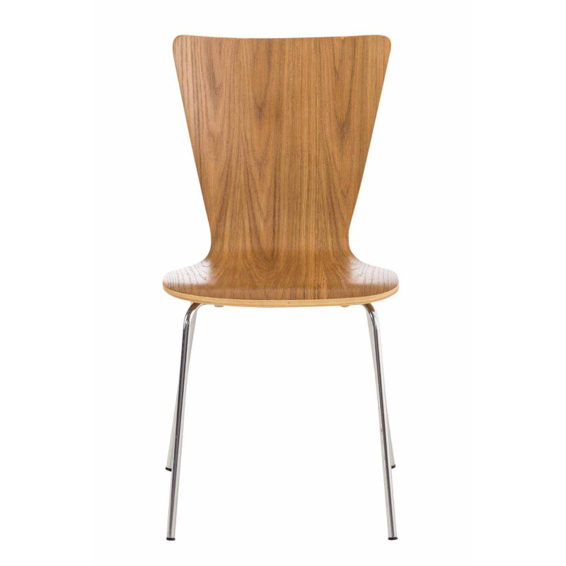 Lot de 2 chaises visiteurs Aaron en chêne