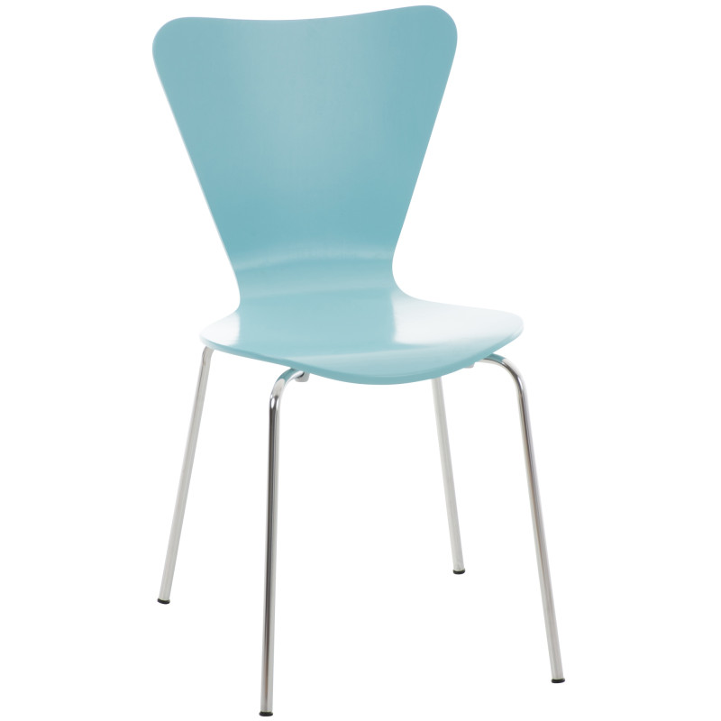 Chaise visiteur Calisto | bleu clair