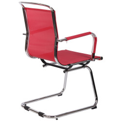 Chaise visiteur Barnet Mesh, rouge