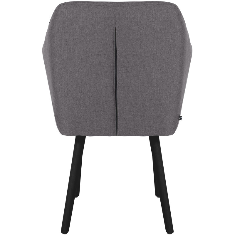 Silla De Salón Utrecht En Tela Gris oscuro,Negro