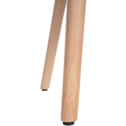 Sedia visitatore Utrecht in tessuto Beige,natura