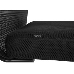 Chaise visiteur noire Denny