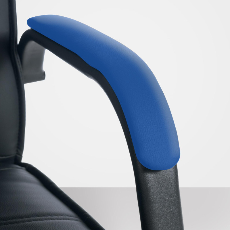 Chaise visiteur Attila noir/noir