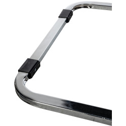 Set de 2 sillas de visita Hobart Negro,Simil cuero