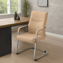 Ensemble de 2 chaises visiteurs Hobart kaki